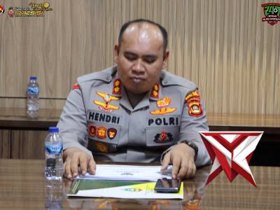 Polres Muara Enim menerima lawatan kerja BASNAZ
