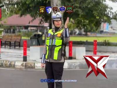 GIAT PENGATURAN SAT LANTAS PERSONIL POLRES MUBA