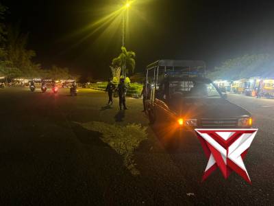 Langkah Satu Tujuan Menyatu, Polresta Banda Aceh Gelar Patroli  Cegah Kejahatan