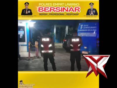 Patroli sat samapta polres empat lawang