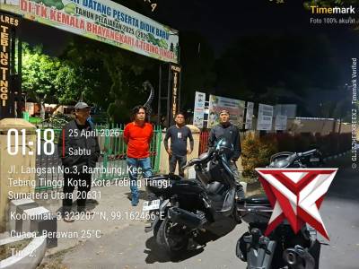 Sat Samapta Polres Tebing Tinggi melaksanakan patroli rutin