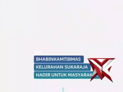 Bhabinkamtibmas kelurahan Sukaraja hadir untuk masyarakat
