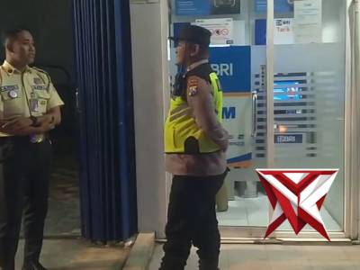 Patroli Pantau Obyek Vital ATM BRI Pugern, Kec. Gondang.