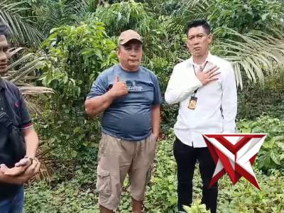 Kanit reskrim polsek stl Ulu trawas berikan himbaun karhutla