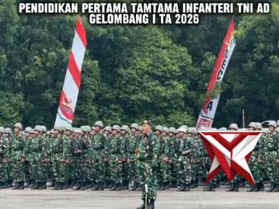 Kapolres Magetan menghadiri upacara pembukaan Pendidikan Pertama Tamtama Infanteri TNI AD.