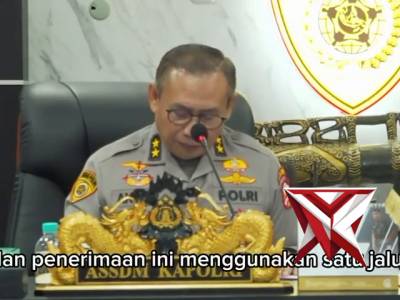 Penegasan Asisten Sumber Daya Manusia Kapolri pada penerimaan Taruna/i Akademi Kepolisian T.A 2026 - PoliceTube