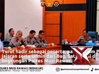 *Title* Gelar Opsnal Polres Mura dalam rangka mendukung kebijakan Kapolda sumsel IJP DR. Sandi Nug - PoliceTube