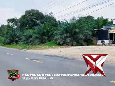 Pantauan Dan Penyekatan Kendaraan Sumbu 3 Wilkum Polsek Tungkal Jaya
