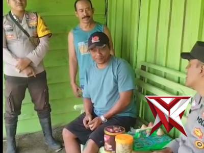 Himbauan personil polres Muba untuk tidak membakar hutan