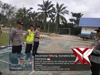 Giat pengamanan ibadah Jumat Agung