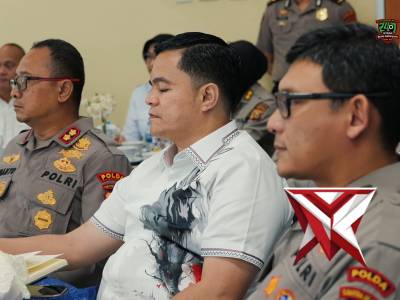 Kapolda Sumatera Selatan Irjen Pol. Dr. Sandi Nugroho, S.I.K., S.H., M.Hum. menggelar coffee morning