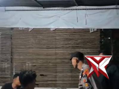 Patroli kryd kamtibmas dari Polsek Muara kelingi Polres Musi Rawas