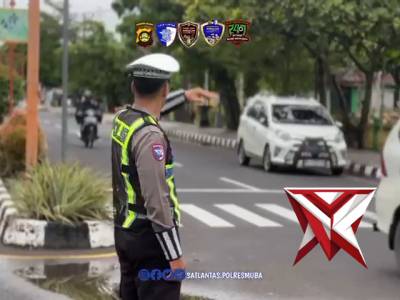 SAT LANTAS GATUR LALIN PAGI, DEMI KELANCARAN DAN KEAMANAN AKTIVITAS MASYARAKAT
