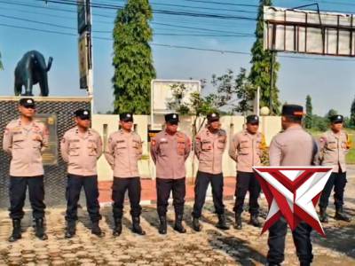 Apel Pagi Polsek Palasah