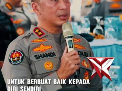 Kapolda Sumsel Irjen Pol. Dr. Sandi Nugroho, S.I.K., S.H., M.Hum. membawa kebahagiaan bagi warga