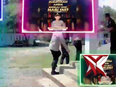 SAT  BINMAS POLRES MUSI RAWAS MELAKUKAN SAMBANG HIMBAUAN KAMTIBMAS