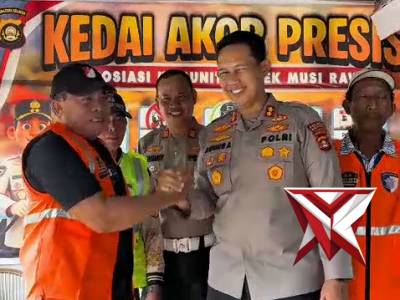 Kapolres Mura tindak lanjuti program Kapolda Sumsel, IJP Sandi Nugroho. Launcing Kedai AKOR