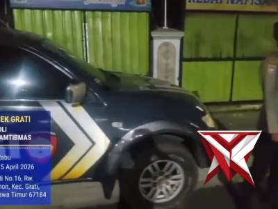 ANGGOTA POLSEK GRATI POLRES PASURUAN KOTA MELAKSANAKAN PATROLI ANTISIPASI 3C DI JL. RAYA GRATI - PoliceTube