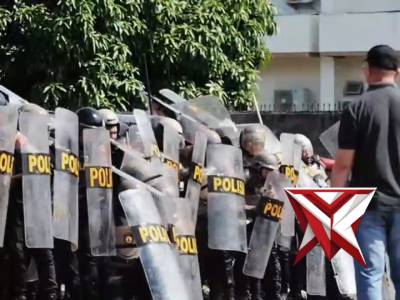 Kapolda Sumsel Pimpin Apel Besar Sabuk Kamtibmas di OKI