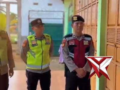Pengamanan di Gereja Bethel Indonesia oleh Polsek Muara Lakitan