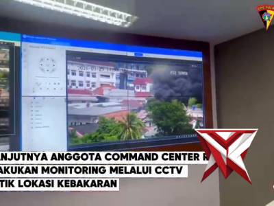 Respon Cepat Call center 110 Polda Sumsel Menindaklanjuti Laporan Masyarakat Ttg adanya Musibah Keba