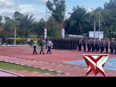 Apel Gelar Pasukan Ops Lilin Polres Melawi - PoliceTube