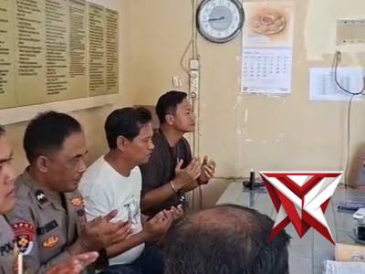 ?HH., Doa rutin bersama di Polsek tugumulyo - PoliceTube