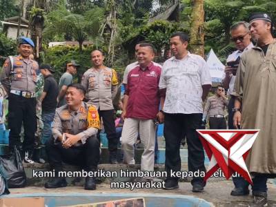 Polres Tasikmalaya melaksanakan kegiatan monitoring di kawasan wisata Gunung Galunggung