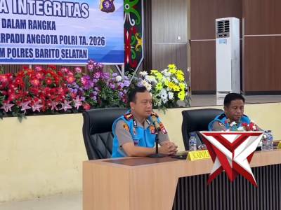 PENANDATANGANAN FAKTA INTEGRITAS CASIS BINTARA POLRI