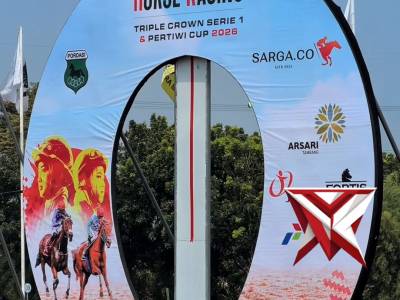 Kegiatan Kejurnas Pacuan Kuda