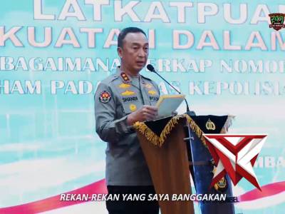 Kapolda Sumsel Irjen Pol. Dr. Sandi Nugroho, S.I.K., S.H., M.Hum. menegaskan perubahan paradigma