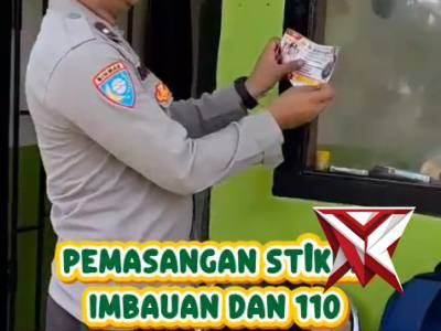 Pemasangan Stiker Imbauan ?