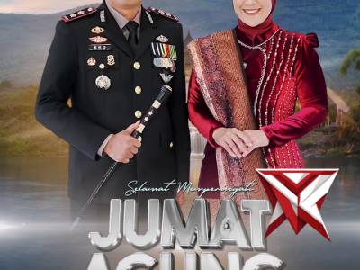 KAPOLRES OGAN KOMERING ILIR BESERTA STAF DAN BHAYANGKARI MENGUCAPKAN SELAMAT MEMPERINGATI JUMAT AGUN - PoliceTube