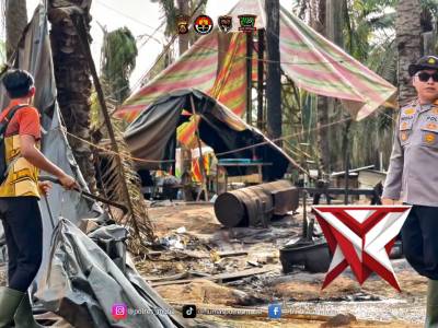 Himbauan Dan Penertiban Ilegal Drilling Dan Ilegal Refinery Oleh Polres Muba Dan Instansi Terkait - PoliceTube