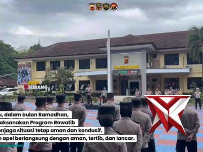 Kegiatan Apel Jam Pimpinan Personil Polres Subang
