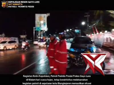 Patroli Perintis Presisi Satsamapta Polres Gayo Lues Siap Melayani Anda