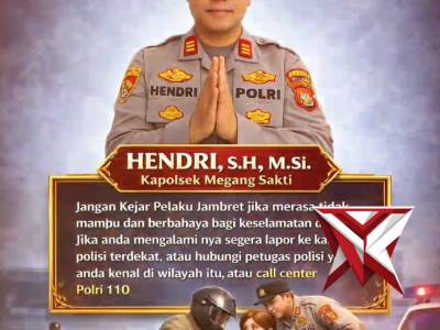 Himbauan Kamtibmas Polsek Megangsakti polres Musi Rawas