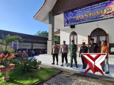 PENGAMANAN GIAT IBADAH PASKAH GKJW TUNJUNGREJO - PoliceTube