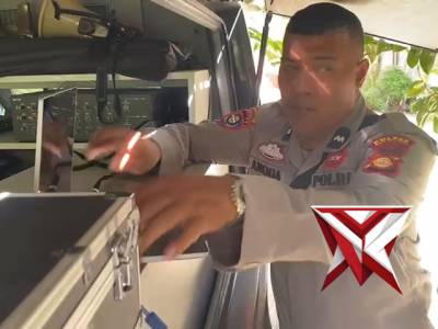 PERSIAPAN ZOOM MENGGUNAKAN KENDARAAN DINAS SAT BINMAS