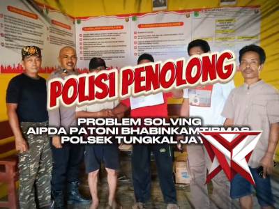 Pendamaian masyakat oleh polsek tungkal jaya IK3