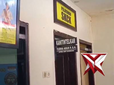 PELAYANAN SKCK POLSEK DONOMULYO OLEH AIPTU HERU