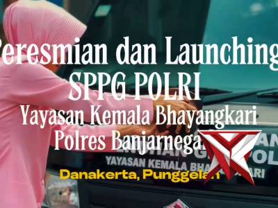 Peresmian SPPG Polri di punggelan