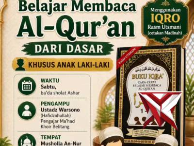 AYO BELAJAR BERSAMA MEMBACA ALQUR'AN DARI DASAR