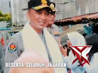 Kapolda Sumsel Irjen Pol. Dr. Sandi Nugroho, S.I.K., S.H., M.Hum. membawa kebahagiaan