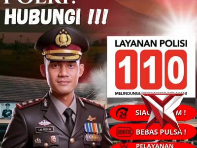 BANTUAN POLISI HUBUNGI 110
