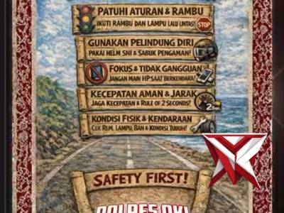 Patuhi aturan berkendara