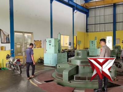 Patroli objek vital di PLTA Desa kurungan nyawa