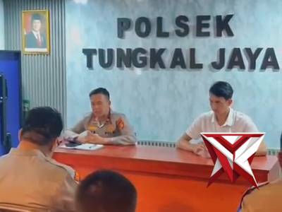 ANEV KINERJA DARI POLSEK TUNGKAL JAYA.