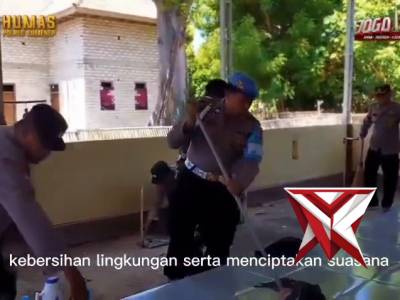 Kurve dilingkungan Rumah Polmas Kec. Giligenting