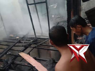 RES MURATARA COOLING PENDINGINAN RUMAH YANG TERBAKAR. - PoliceTube